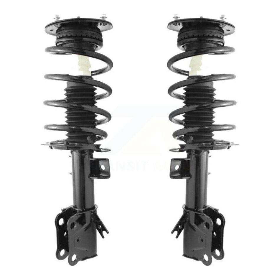 Front Complete Suspension Shocks Strut And Coil Spring Mount Assemblies Pair For Ford Fusion K78A-100346