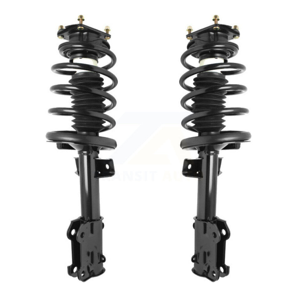 Front Complete Suspension Shocks Strut And Coil Spring Mount Assemblies Pair For 2011-2014 Ford Mustang Excludes Performance K78A-100347