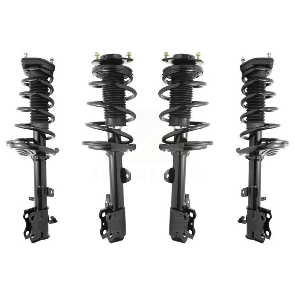 Front Rear Complete Suspension Shocks Strut And Coil Spring Mount Assemblies Kit For 2009-2012 Toyota Venza AWD Excludes Wheel Drive K78A-100349