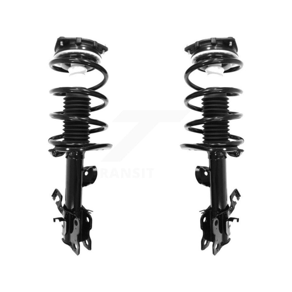 Front Complete Suspension Shocks Strut And Coil Spring Mount Assemblies Kit For 2011-2017 Nissan Juke S SL SV with AWD Excludes Wheel Drive Nismo Models K78A-100355