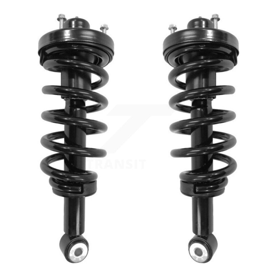 Rear Complete Shocks Strut And Coil Spring Mount Assemblies Pair For Ford Expedition Lincoln Navigator Excludes Load Leveling Suspension; Fits EL L Models (Long Wheel Base) K78A-100432