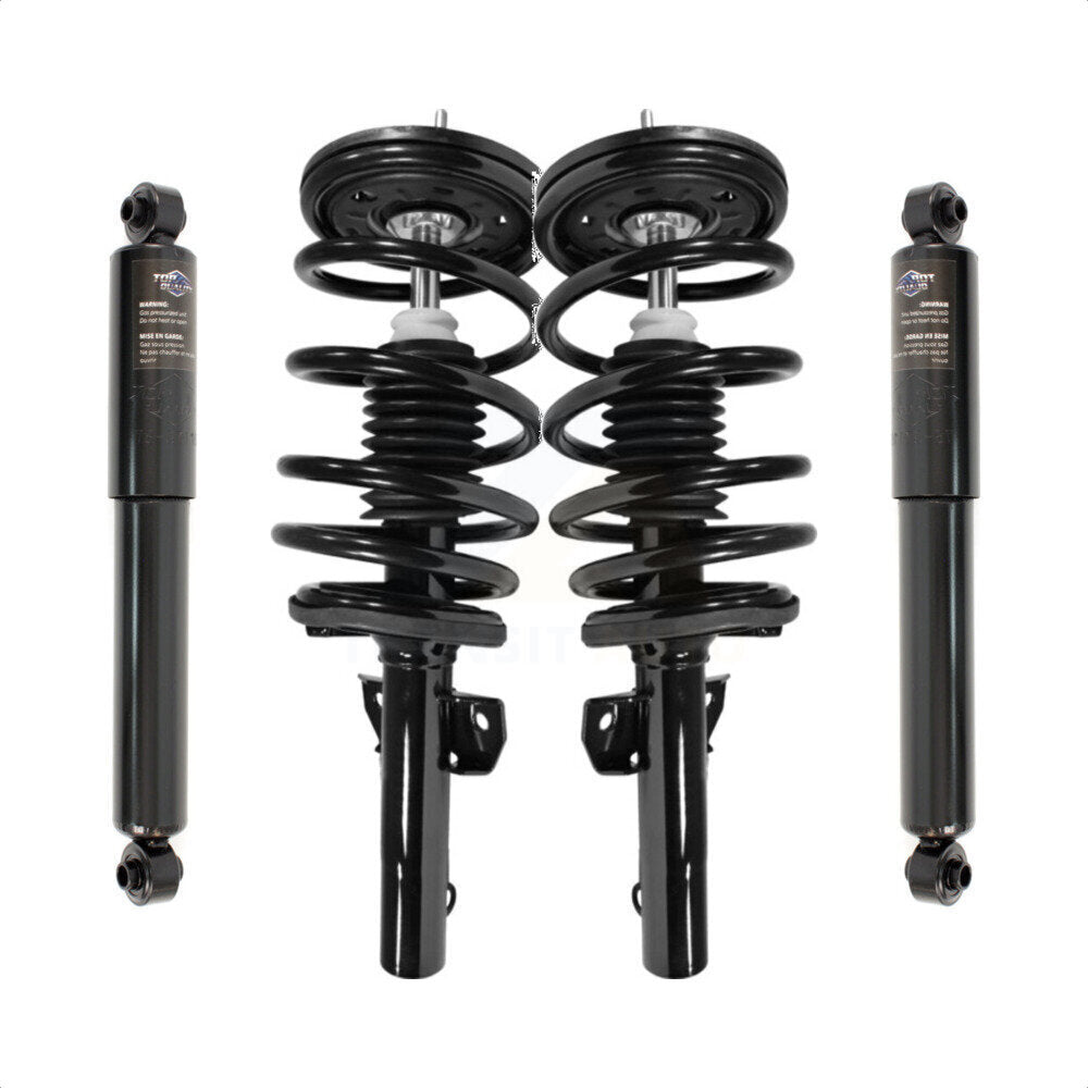 Front Rear Complete Suspension Shocks Strut And Coil Spring Mount Assemblies Kit For Ford Windstar Excludes Handivan Models - Left Right Side (Driver Passenger) K78M-100017 by Transit Auto