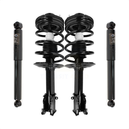 Front Rear Complete Suspension Shocks Strut And Coil Spring Mount Assemblies Kit For 2001-2010 Chrysler PT Cruiser - Left Right Side (Driver Passenger) K78M-100019 by Transit Auto