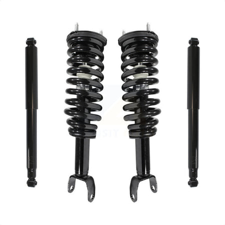 Front Rear Complete Suspension Shocks Strut And Coil Spring Mount Assemblies Kit For Dodge Dakota Mitsubishi Raider Excludes Wheel Drive TRX Lift Kits 4WD Left Right Side K78M-100021 by Transit Auto