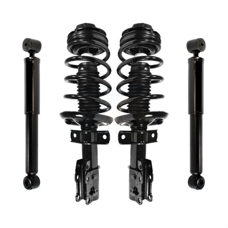 Front Rear Complete Suspension Shocks Strut And Coil Spring Mount Assemblies Kit For Saturn Ion Excludes Redline Models - Left Right Side (Driver Passenger) K78M-100025 by Transit Auto