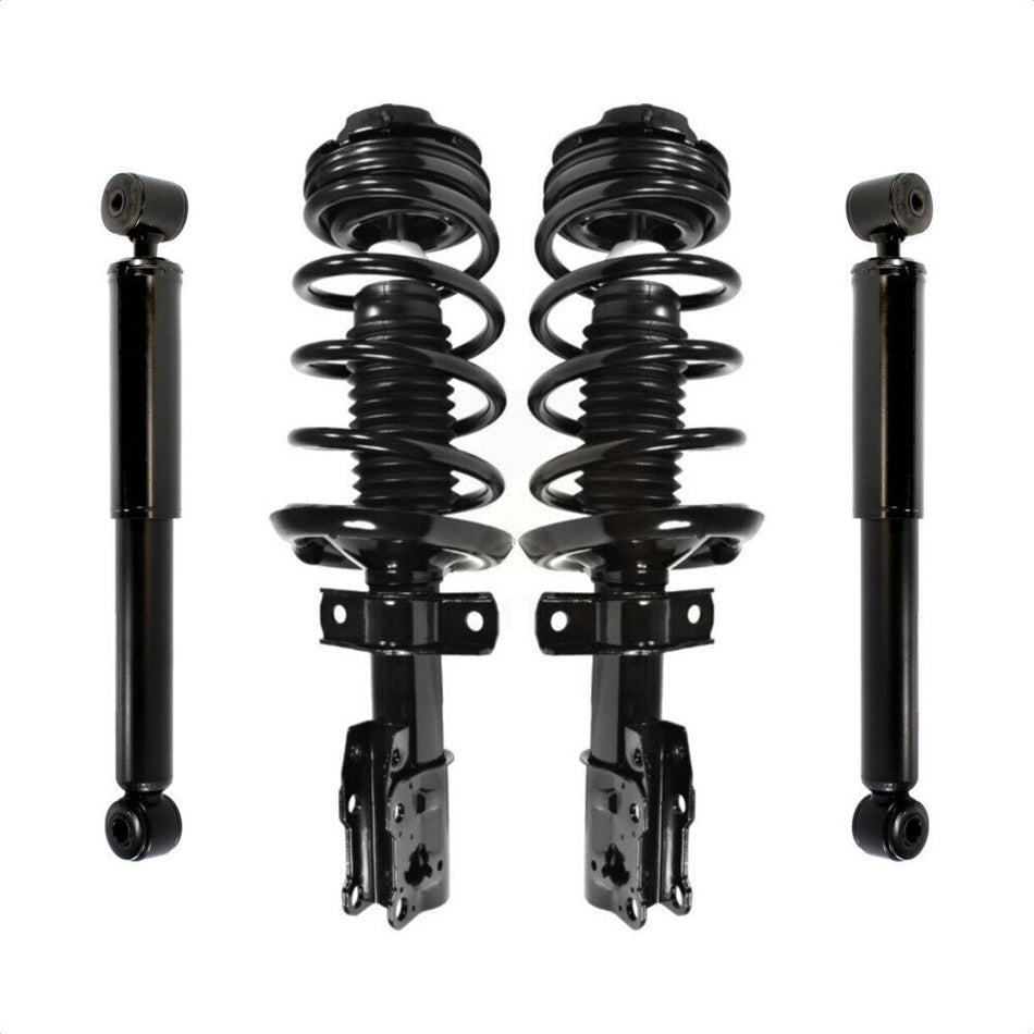Front Rear Complete Suspension Shocks Strut And Coil Spring Mount Assemblies Kit For Saturn Ion Excludes Redline Models - Left Right Side (Driver Passenger) K78M-100025