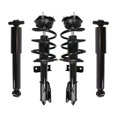 Front Rear Complete Suspension Shocks Strut And Coil Spring Mount Assemblies Kit For GMC Acadia Chevrolet Traverse Buick Enclave Saturn Outlook - Left Right (Driver Passenger) K78M-100032 by Transit Auto