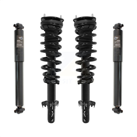 Front Rear Complete Suspension Shocks Strut And Coil Spring Mount Assemblies Kit For Ford Fusion Mercury Milan Excludes V6 Engines - Left Right Side (Driver Passenger) K78M-100038 by Transit Auto