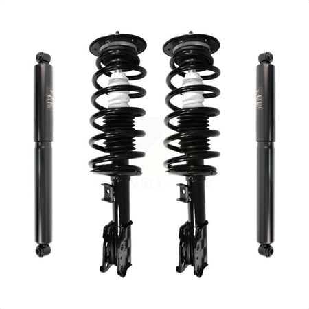 Front Rear Complete Suspension Shocks Strut And Coil Spring Mount Assemblies Kit For Chevrolet Equinox Pontiac Torrent - Left Right Side (Driver Passenger) K78M-100076 by Transit Auto