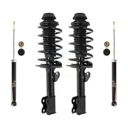 Front Rear Complete Suspension Shocks Strut And Coil Spring Mount Assemblies Kit For 2012-2015 Toyota Prius C - Left Right Side (Driver Passenger) K78M-100083 by Transit Auto