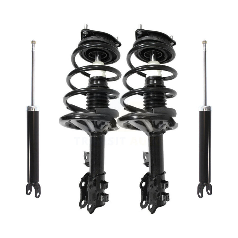 Front Rear Complete Suspension Shocks Strut And Coil Spring Mount Assemblies Kit For Hyundai Elantra - Left Right Side (Driver Passenger) K78M-100087
