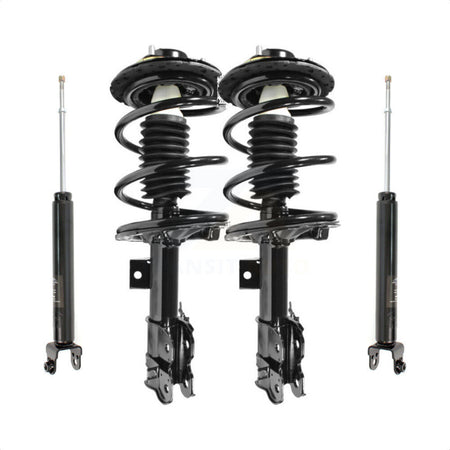 Front Rear Complete Suspension Shocks Strut And Coil Spring Mount Assemblies Kit For 2004-2008 Nissan Maxima - Left Right Side (Driver Passenger) K78M-100099 by Transit Auto