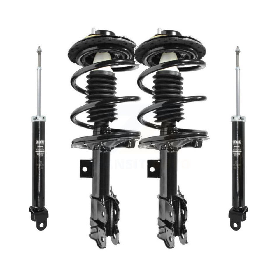Front Rear Complete Suspension Shocks Strut And Coil Spring Mount Assemblies Kit For 2004-2008 Nissan Maxima - Left Right Side (Driver Passenger) K78M-100099