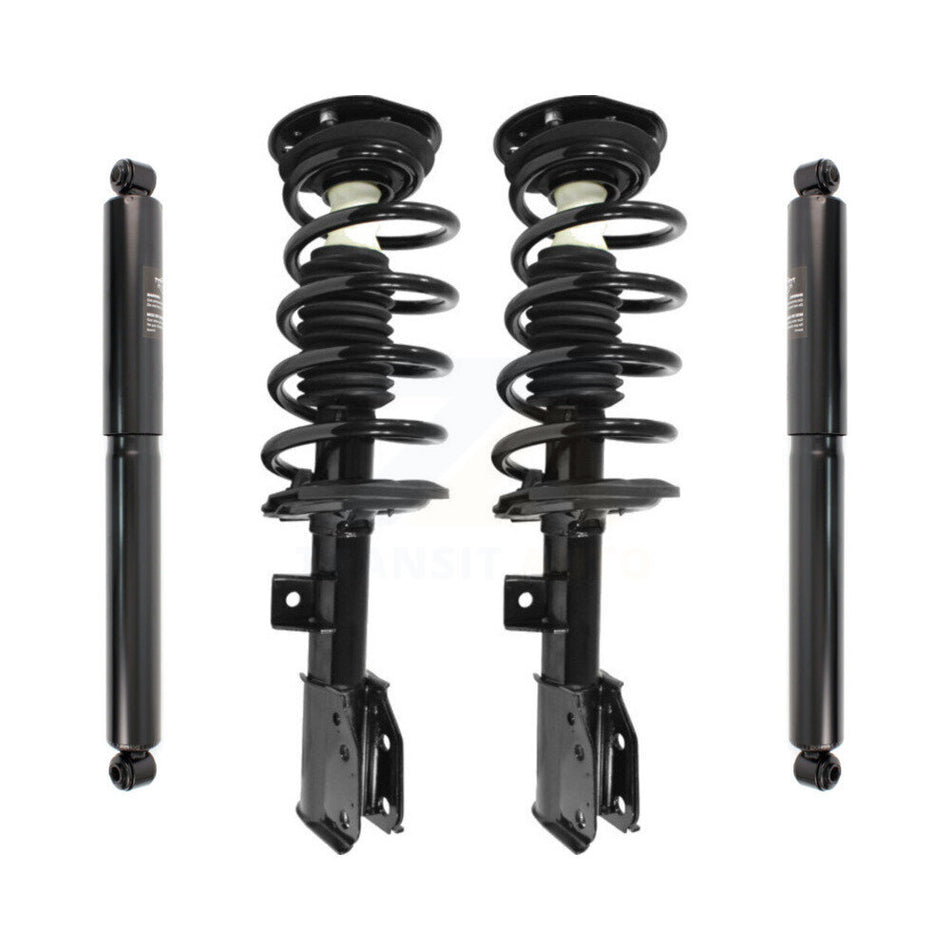 Front Rear Complete Suspension Shocks Strut And Coil Spring Mount Assemblies Kit For 2010-2017 Chevrolet Equinox GMC Terrain Excludes Models With 19" Wheels - Left Right Side K78M-100107