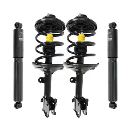 Front Rear Complete Suspension Shocks Strut And Coil Spring Mount Assemblies Kit For 2003-2006 Acura MDX - Left Right Side (Driver Passenger) K78M-100110 by Transit Auto