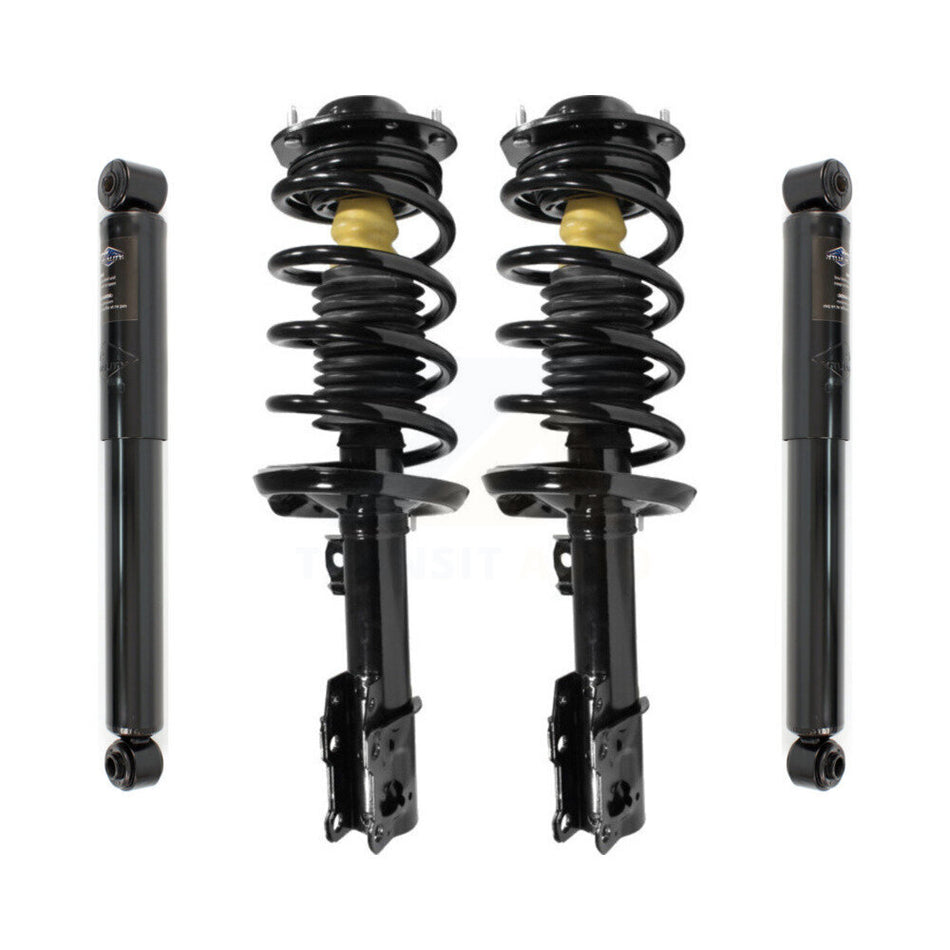 Front Rear Complete Suspension Shocks Strut And Coil Spring Mount Assemblies Kit For Chevrolet Malibu Excludes MAXX SS CLASSIC Models - Left Right Side (Driver Passenger) K78M-100122