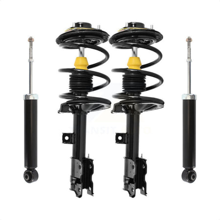 Front Rear Complete Suspension Shocks Strut And Coil Spring Mount Assemblies Kit For 2003-2007 Nissan Murano - Left Right Side (Driver Passenger) K78M-100130 by Transit Auto