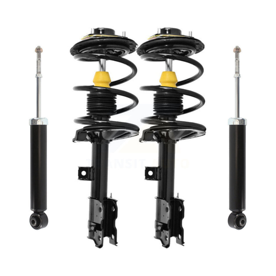 Front Rear Complete Suspension Shocks Strut And Coil Spring Mount Assemblies Kit For 2003-2007 Nissan Murano - Left Right Side (Driver Passenger) K78M-100130