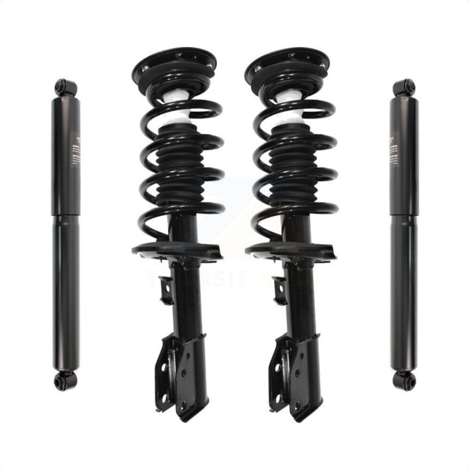 Front Rear Complete Suspension Shocks Strut And Coil Spring Mount Assemblies Kit For Chevrolet Equinox Saturn Vue Pontiac Torrent - Left Right Side (Driver Passenger) K78M-100133 by Transit Auto