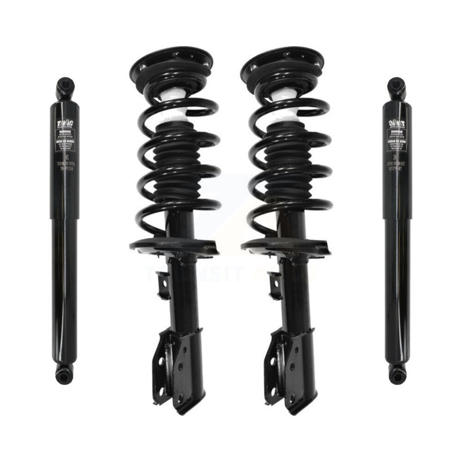 Front Rear Complete Suspension Shocks Strut And Coil Spring Mount Assemblies Kit For Chevrolet Equinox Saturn Vue Pontiac Torrent - Left Right Side (Driver Passenger) K78M-100133