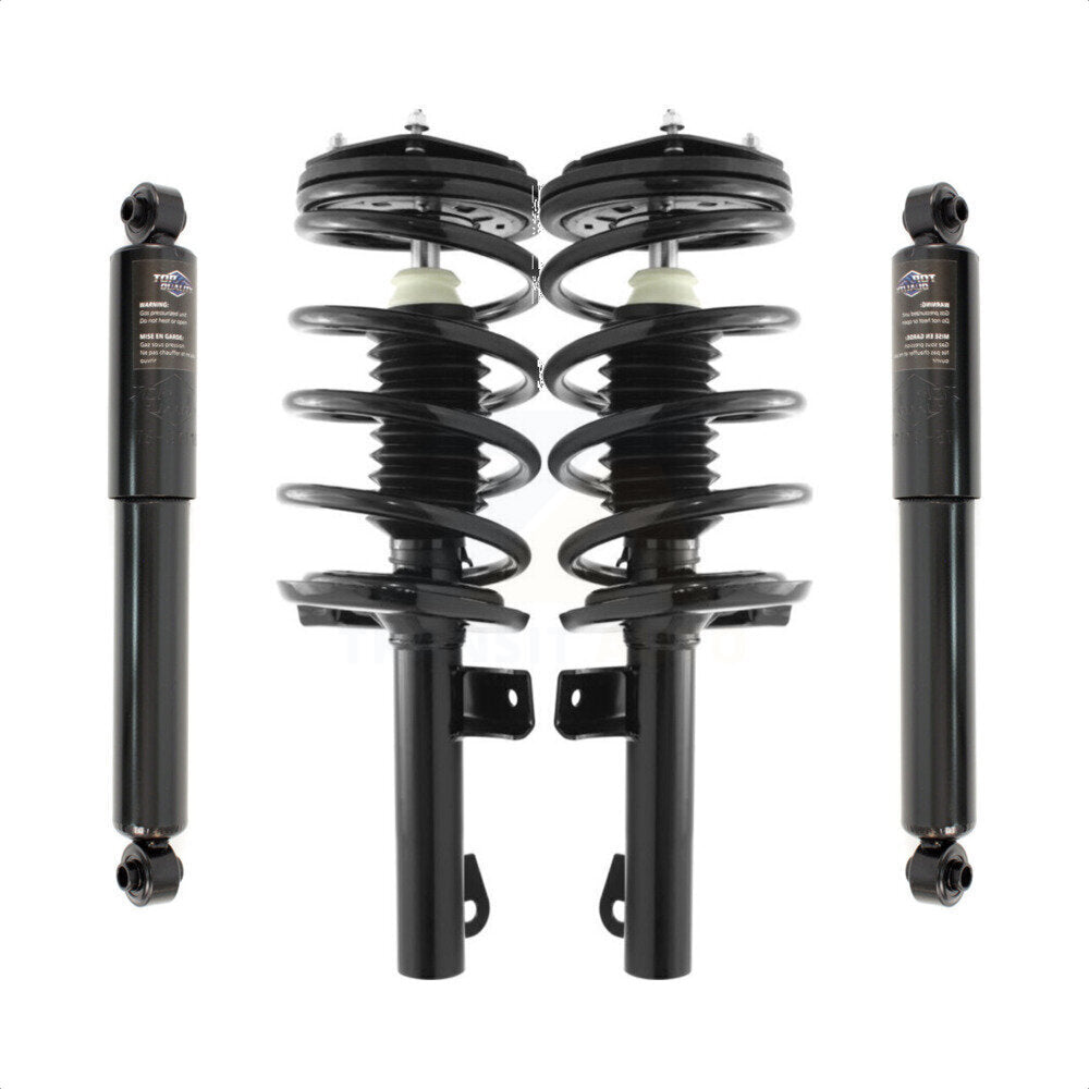 Front Rear Complete Suspension Shocks Strut And Coil Spring Mount Assemblies Kit For 2004-2007 Ford Freestar Mercury Monterey - Left Right Side (Driver Passenger) K78M-100170 by Transit Auto