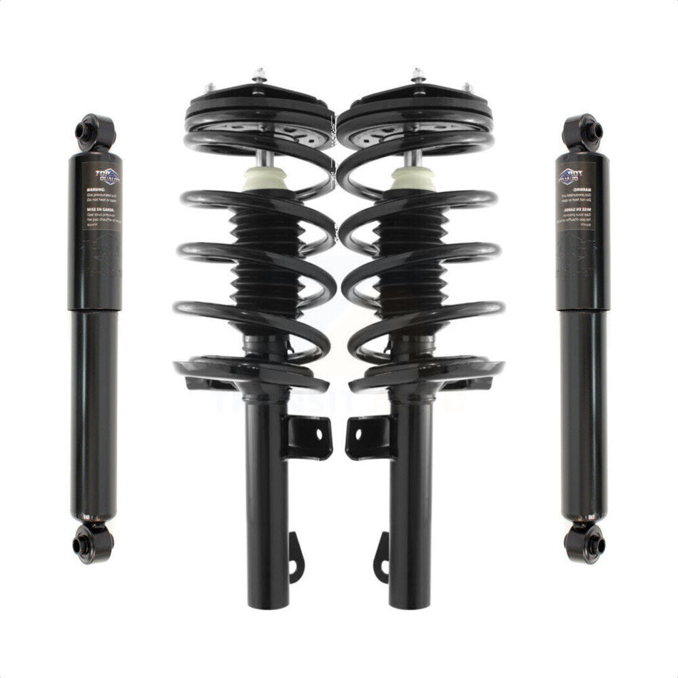 Front Rear Complete Suspension Shocks Strut And Coil Spring Mount Assemblies Kit For 2004-2007 Ford Freestar Mercury Monterey - Left Right Side (Driver Passenger) K78M-100170 by Transit Auto