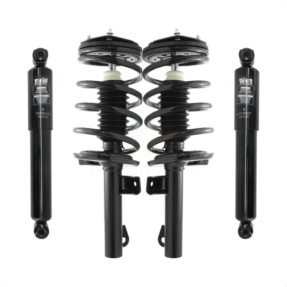 Front Rear Complete Suspension Shocks Strut And Coil Spring Mount Assemblies Kit For 2004-2007 Ford Freestar Mercury Monterey - Left Right Side (Driver Passenger) K78M-100170
