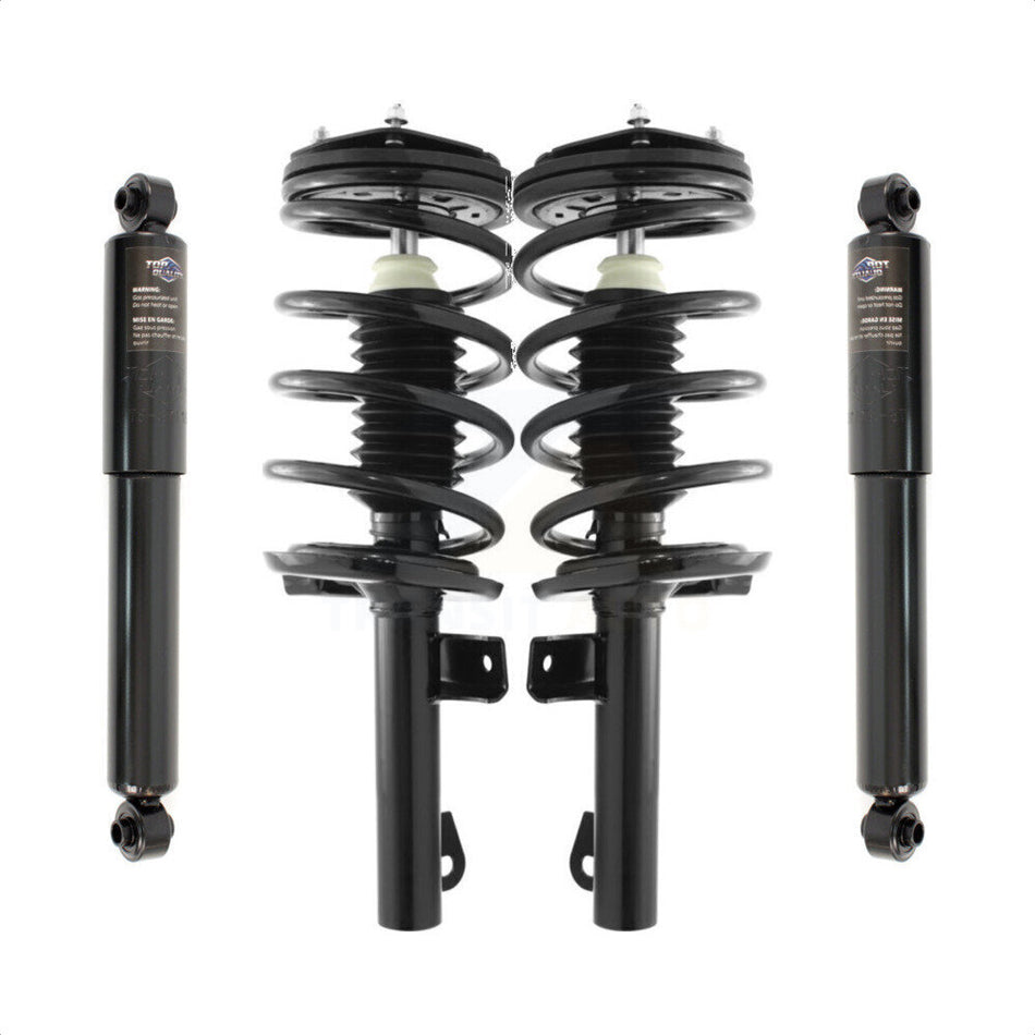 Front Rear Complete Suspension Shocks Strut And Coil Spring Mount Assemblies Kit For 2004-2007 Ford Freestar Mercury Monterey - Left Right Side (Driver Passenger) K78M-100170