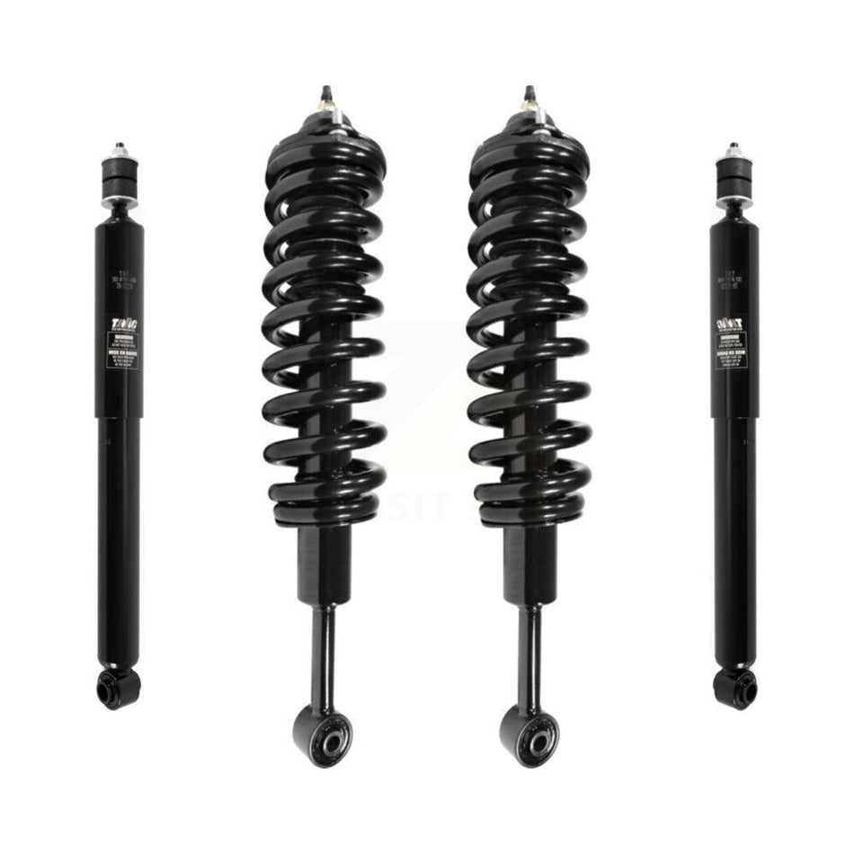 Front Rear Complete Suspension Shocks Strut And Coil Spring Mount Assemblies Kit For Toyota FJ Cruiser 4Runner - Left Right Side (Driver Passenger) K78M-100187