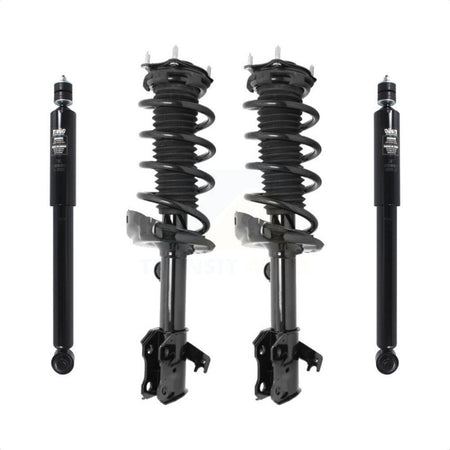 Front Rear Complete Suspension Shocks Strut And Coil Spring Mount Assemblies Kit For 2007-2012 Acura RDX - Left Right Side (Driver Passenger) K78M-100189 by Transit Auto