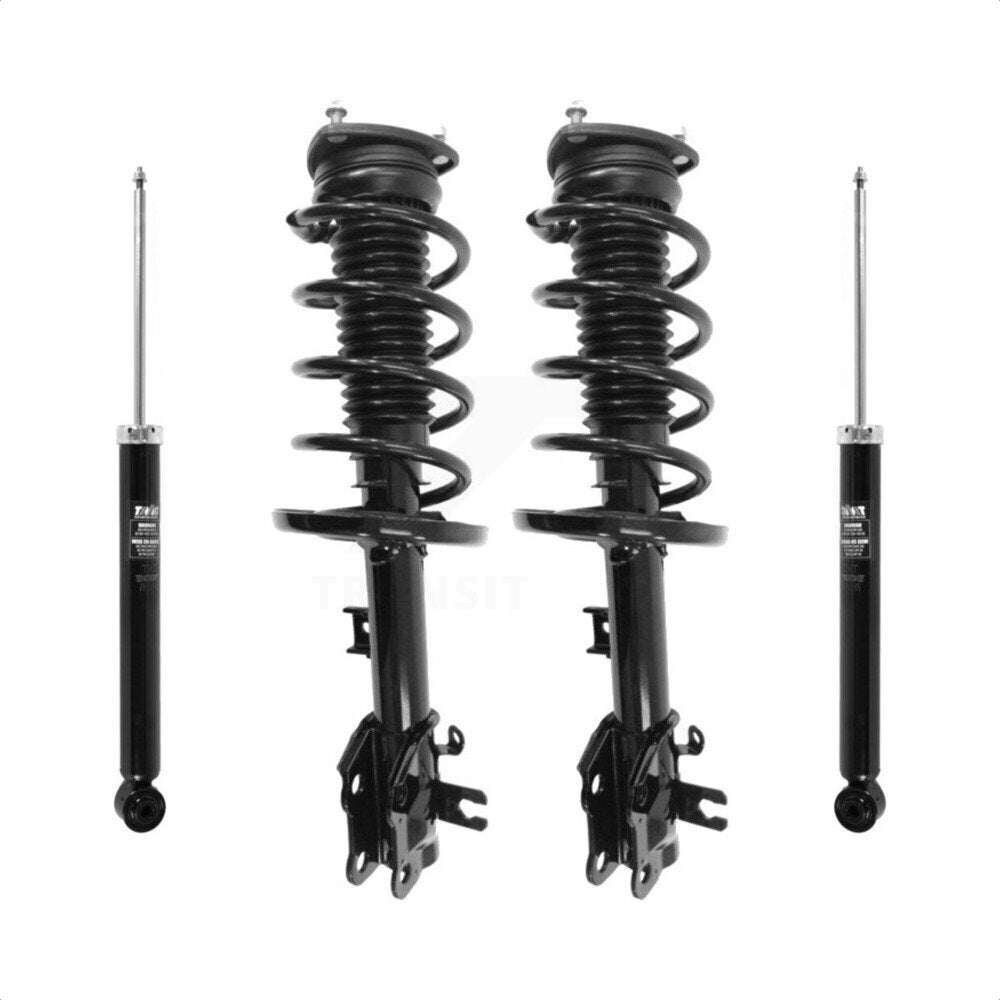 Front Rear Complete Suspension Shocks Strut And Coil Spring Mount Assemblies Kit For 2015-2016 Mazda CX-5 AWD Excludes Wheel Drive - Left Right Side (Driver Passenger) K78M-100192 by Transit Auto