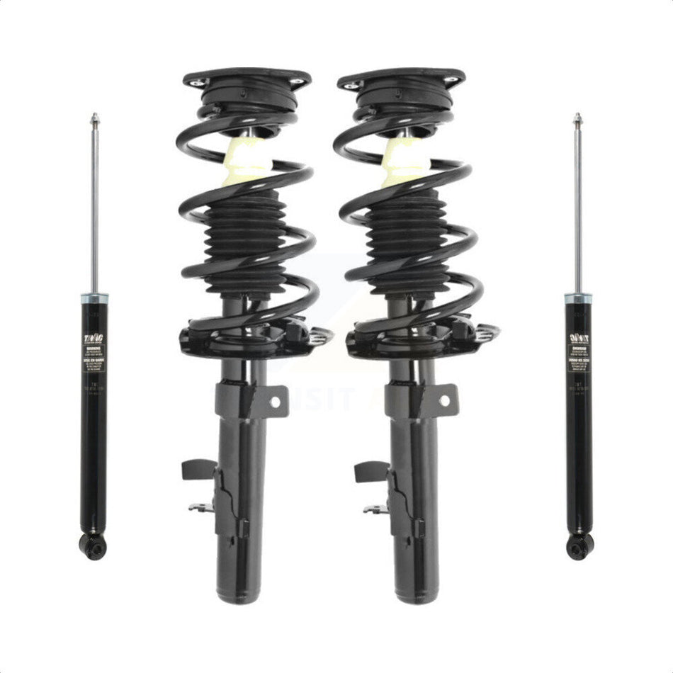 Front Rear Complete Suspension Shocks Strut And Coil Spring Mount Assemblies Kit For 2013-2019 Ford Escape - Left Right Side (Driver Passenger) K78M-100207 by Transit Auto