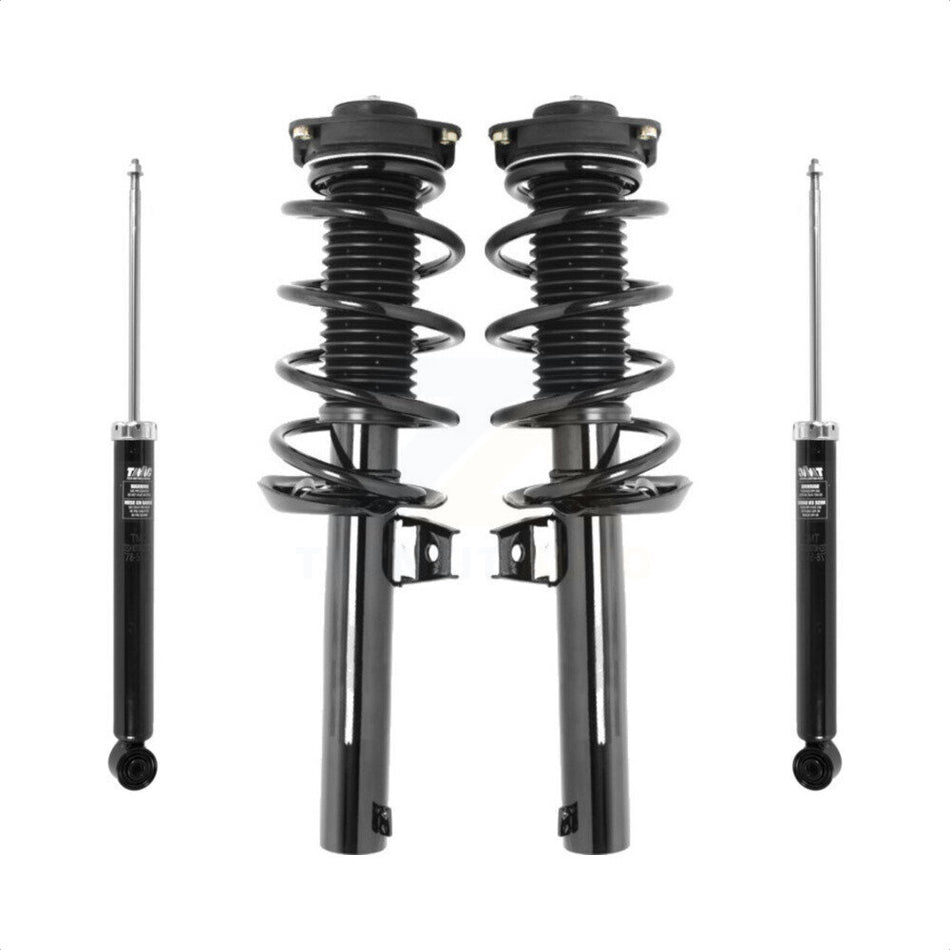 Front Rear Complete Suspension Shocks Strut And Coil Spring Mount Assemblies Kit For Volkswagen Tiguan Limited - Left Right Side (Driver Passenger) K78M-100213 by Transit Auto