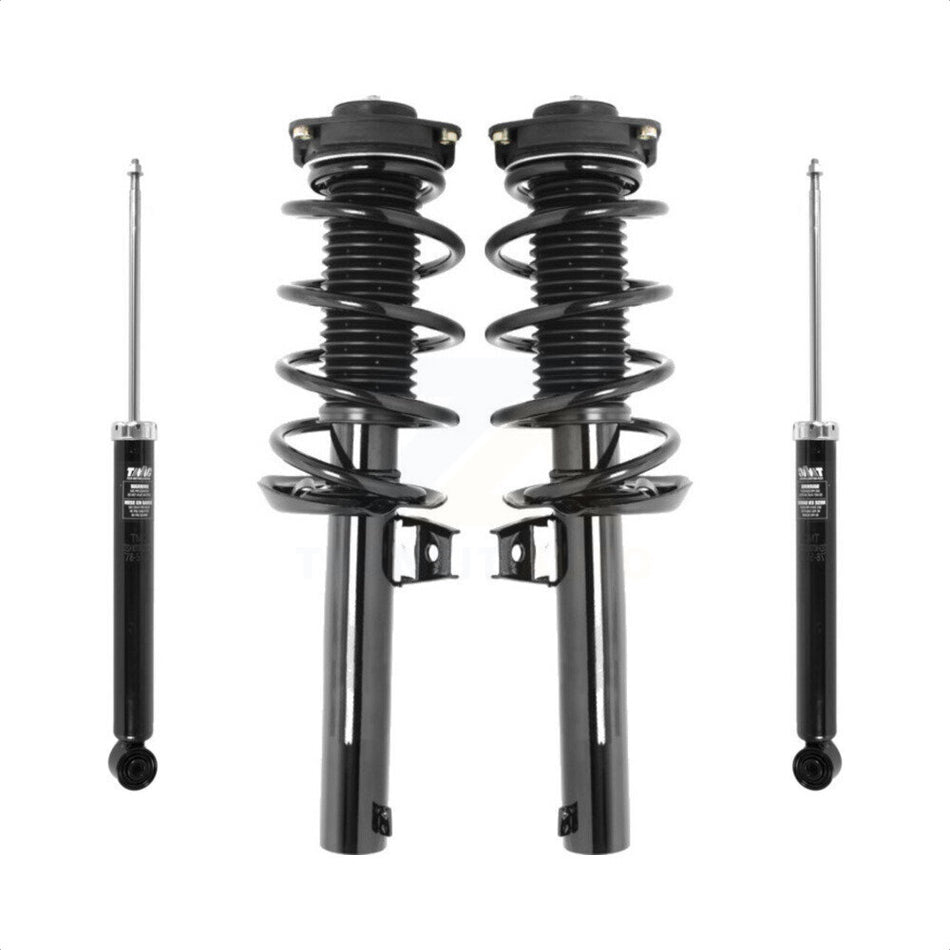 Front Rear Complete Suspension Shocks Strut And Coil Spring Mount Assemblies Kit For Volkswagen Tiguan Limited - Left Right Side (Driver Passenger) K78M-100213