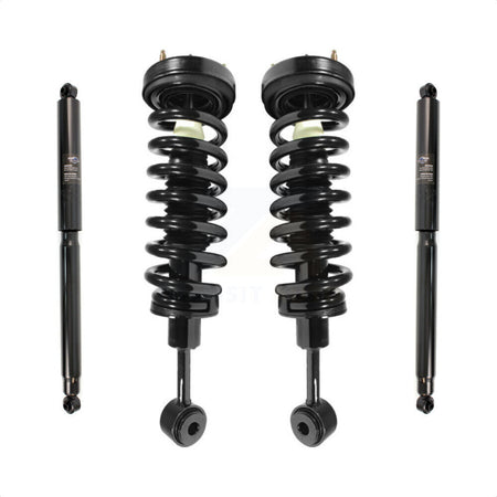 Front Rear Complete Shocks Strut And Coil Spring Assemblies Kit For 2004-2008 Ford F-150 4WD Excludes Wheel Drive Vehicles With Torsion Suspension Lift Kits K78M-100214 by Transit Auto