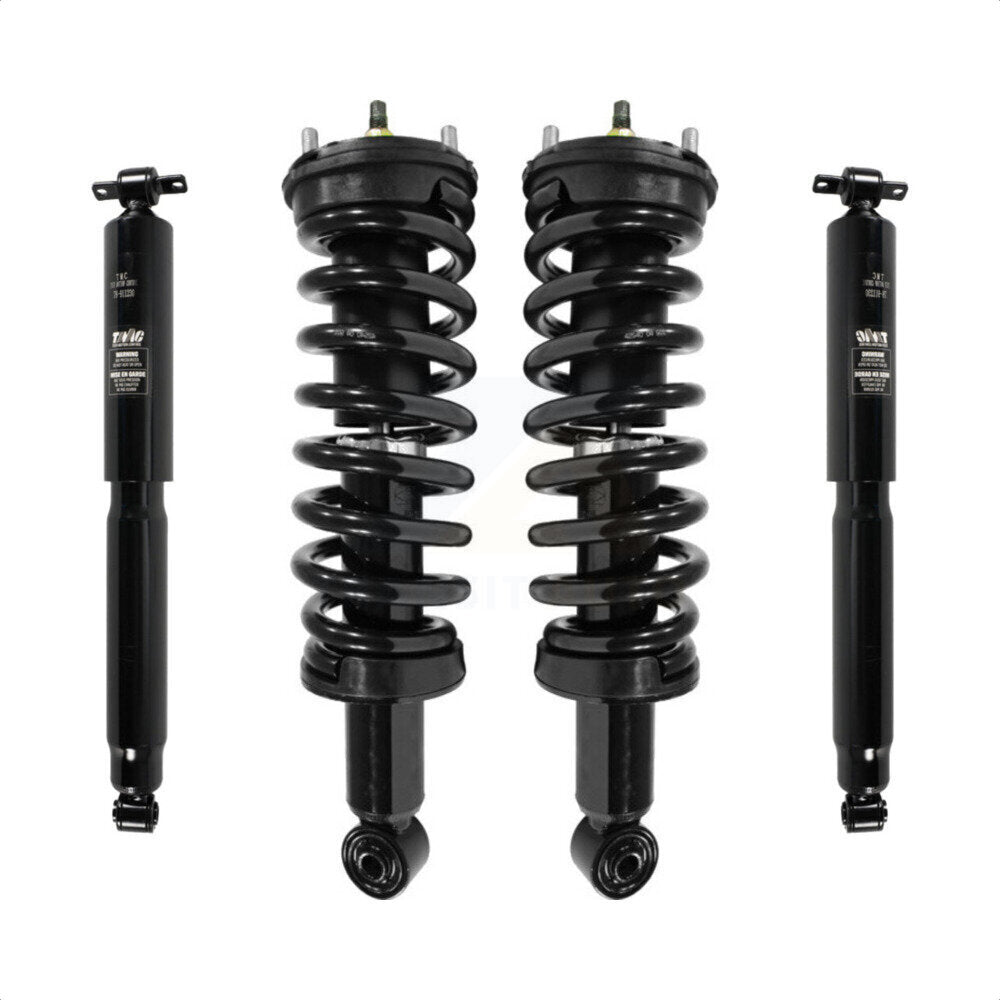 Front Rear Strut Spring Kit For Chevrolet Colorado GMC Canyon Excludes 17" Wheels 18" All Wheel Drive Vehicles with Torsion Bar RWD front springs K78M-100219 by Transit Auto