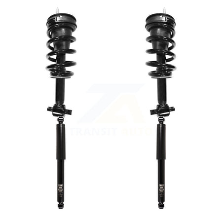 Front Rear Complete Suspension Shocks Strut And Coil Spring Mount Assemblies Kit For 2020 GMC Yukon XL SLT SLE Excludes Air Ride Active Damping - Left Right Side K78M-100220 by Transit Auto