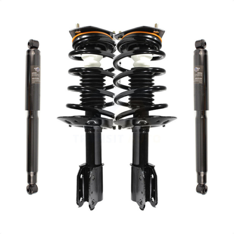 Front Rear Complete Suspension Shocks Strut And Coil Spring Mount Assemblies Kit For Pontiac Montana Oldsmobile Silhouette Trans Sport Without Automatic Air Leveling System - K78M-100228 by Transit Auto