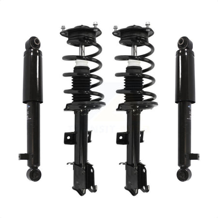 Front Rear Complete Suspension Shocks Strut And Coil Spring Mount Assemblies Kit For 2011-2013 Kia Sorento - Left Right Side (Driver Passenger) K78M-100239 by Transit Auto