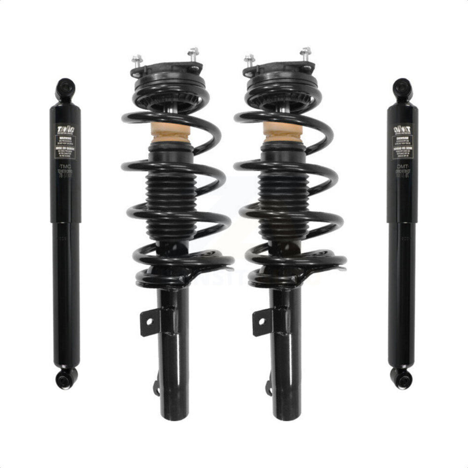 Front Rear Complete Suspension Shocks Strut And Coil Spring Mount Assemblies Kit For 2006-2013 Suzuki Grand Vitara - Left Right Side (Driver Passenger) K78M-100251 by Transit Auto