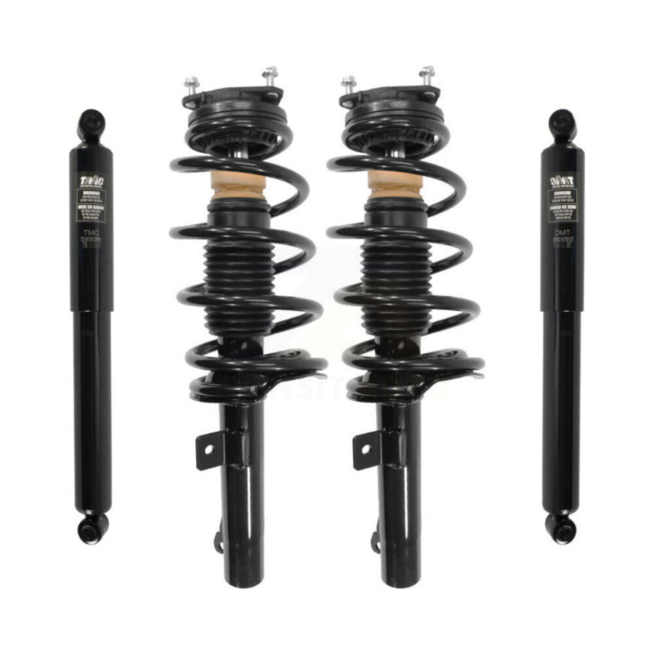 Front Rear Complete Suspension Shocks Strut And Coil Spring Mount Assemblies Kit For 2006-2013 Suzuki Grand Vitara - Left Right Side (Driver Passenger) K78M-100251