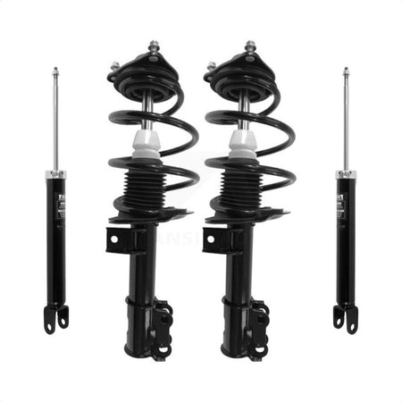 Front Rear Complete Suspension Shocks Strut And Coil Spring Mount Assemblies Kit For Kia Optima Hyundai Sonata - Left Right Side (Driver Passenger) K78M-100256 by Transit Auto