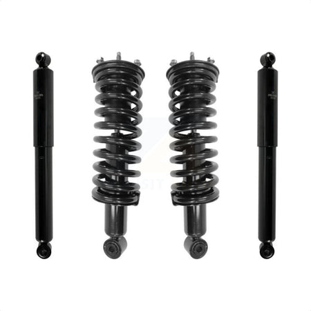 Front Rear Complete Suspension Shocks Strut And Coil Spring Mount Assemblies Kit For Nissan Frontier Suzuki Equator - Left Right Side (Driver Passenger) K78M-100293 by Transit Auto