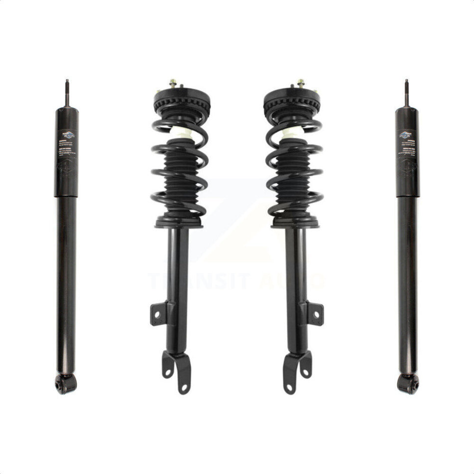 Front Rear Complete Suspension Shocks Strut And Coil Spring Mount Assemblies Kit For Chrysler 300 Excludes All Wheel Drive V8 Engine S Limited Models - Left Right Side K78M-100295 by Transit Auto