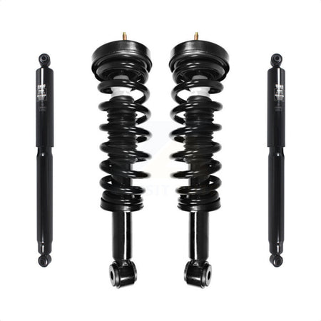 Front Rear Complete Suspension Shocks Strut And Coil Spring Mount Assemblies Kit For Ford F-150 Excludes All Wheel Drive Torsion Left Right Side (Driver Passenger) K78M-100308 by Transit Auto