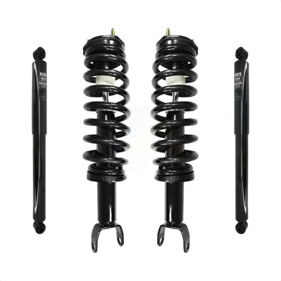 Front Rear Complete Shocks Strut Coil Spring Kit For 2006-2008 Dodge Ram 1500 Standard Cab Pickup Crew with 4WD Excludes Wheel Drive TRX4 Models SRT-10 K78M-100309