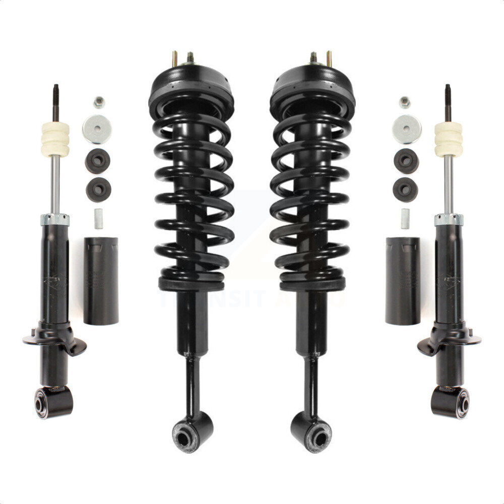 Front Rear Complete Suspension Shocks Strut And Coil Spring Mount Assemblies Kit For 2006-2010 Ford Explorer Mercury Mountaineer Not Compatible With Sport Trac Models - K78M-100311 by Transit Auto