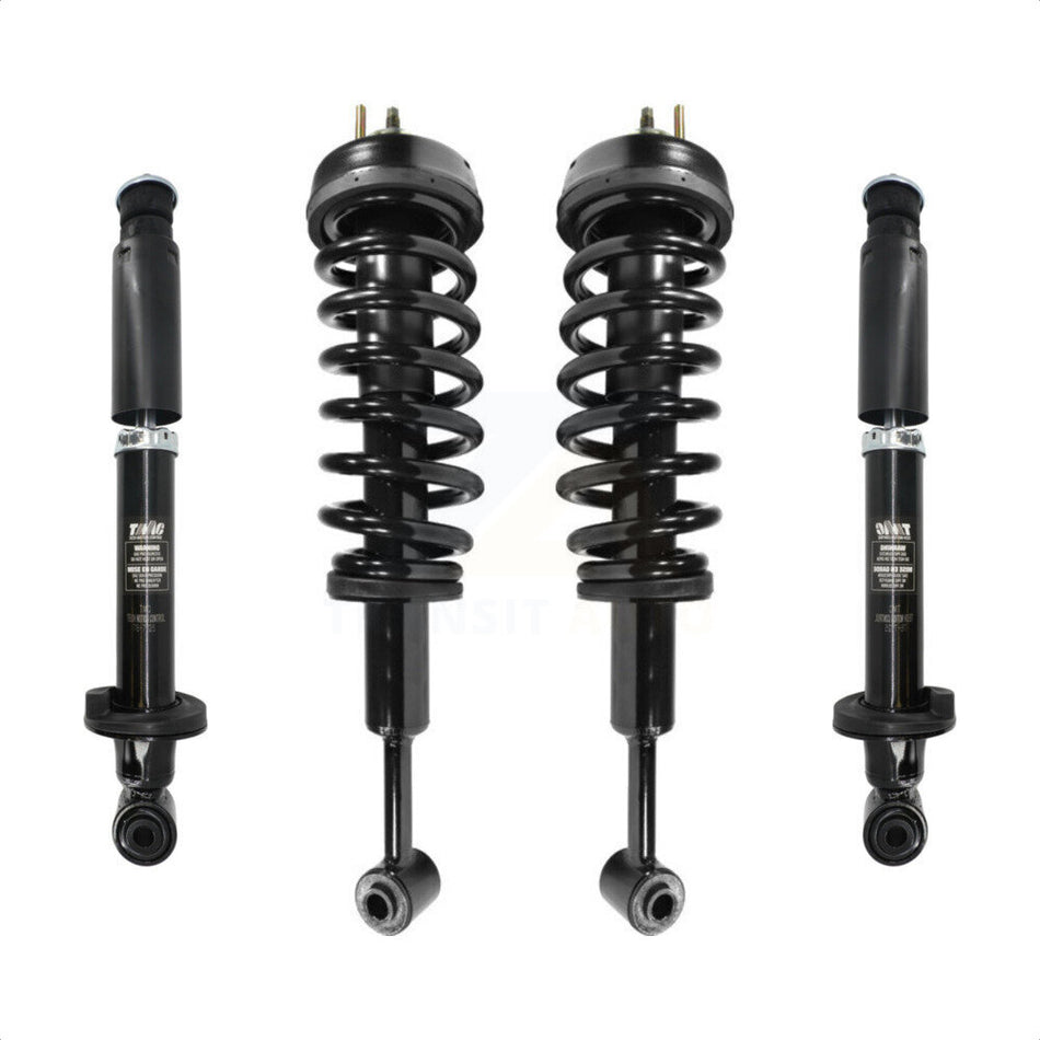 Front Rear Complete Suspension Shocks Strut And Coil Spring Mount Assemblies Kit For 2006-2010 Ford Explorer Mercury Mountaineer Not Compatible With Sport Trac Models - K78M-100311