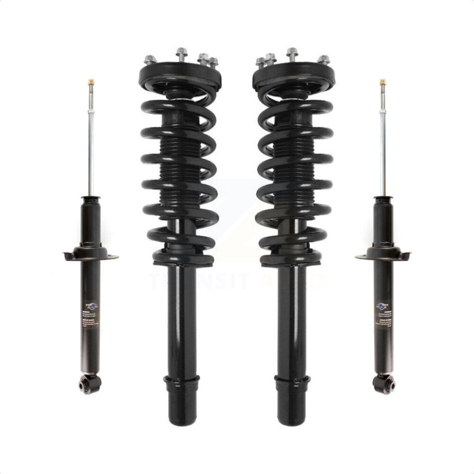 Front Rear Complete Suspension Shocks Strut And Coil Spring Mount Assemblies Kit For 2004-2008 Acura TL - Left Right Side (Driver Passenger) K78M-100313