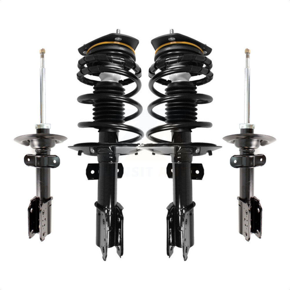 Front Rear Complete Suspension Shocks Strut And Coil Spring Mount Assemblies Kit For 2004-2008 Pontiac Grand Prix With 16" Factory Wheels - Left Right Side (Driver Passenger) K78M-100319 by Transit Auto